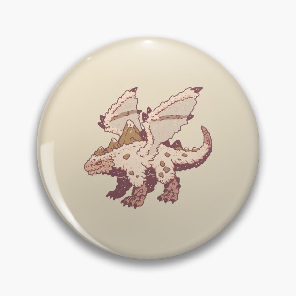 Item preview, Snowy Mountain Dragon, textured alpine fantasy illustration designed and sold by Magnificent Lizard.