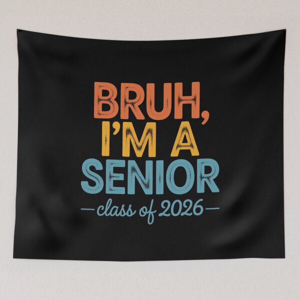 Item preview, Bruh, I'm a Senior Class of 2026 Design designed and sold by Gogetgiggles.