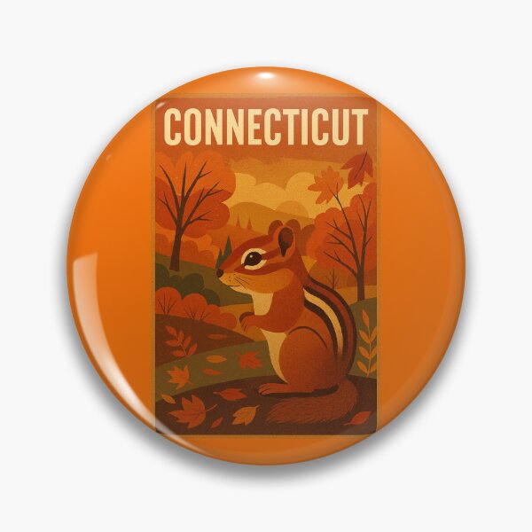 Item preview, Connecticut  designed and sold by Broken Antler Designs .