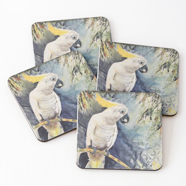 Item preview, Cheeky Cocky (Sulphur-crested) designed and sold by Nedra Purnell.