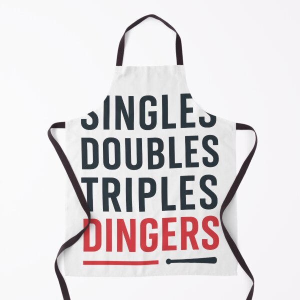 Item preview, Singles, Doubles, Triples, Dingers – Baseball Design by Backstop & Co. designed and sold by BackstopAndCo.