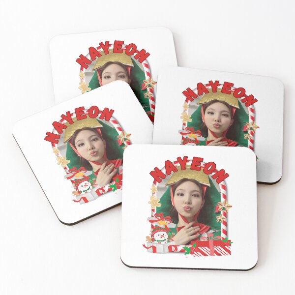 Item preview, Twice Nayeon Christmas Collage: Festive Kpop Cheer Merry Christmas Sticker designed and sold by AJUNICE STUDIO.