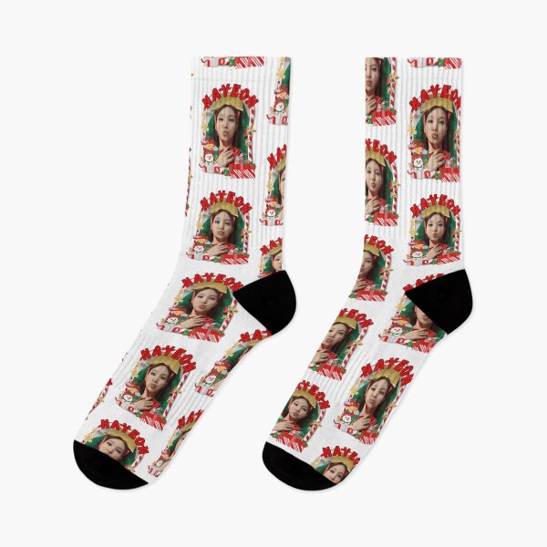 Item preview, Twice Nayeon Christmas Collage: Festive Kpop Cheer Merry Christmas Sticker designed and sold by AJUNICE STUDIO.