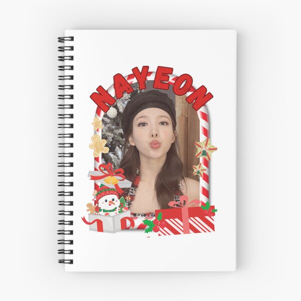 Item preview, Twice Nayeon Christmas Collage: Festive Kpop Cheer Merry Christmas Sticker designed and sold by AJUNICE STUDIO.