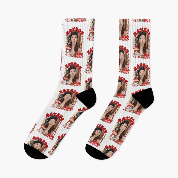 Item preview, Twice Nayeon Christmas Collage: Festive Kpop Cheer Merry Christmas Sticker designed and sold by AJUNICE STUDIO.
