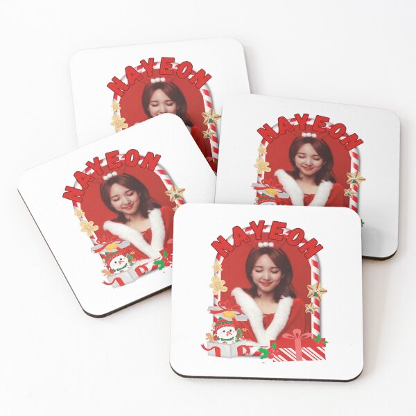 Item preview, Twice Nayeon Christmas Collage: Festive Kpop Cheer Merry Christmas Sticker  designed and sold by AJUNICE STUDIO.