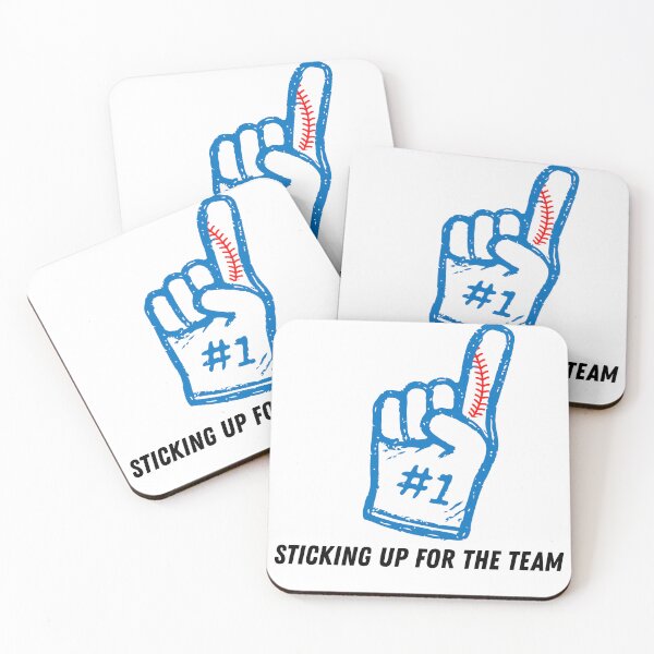 Item preview, Sticking Up for the Team – Baseball Humor Design by Backstop & Co. designed and sold by BackstopAndCo.