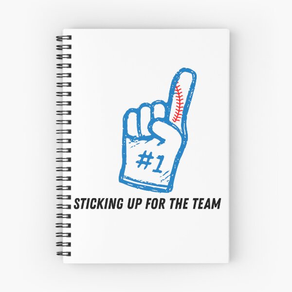 Item preview, Sticking Up for the Team – Baseball Humor Design by Backstop & Co. designed and sold by BackstopAndCo.
