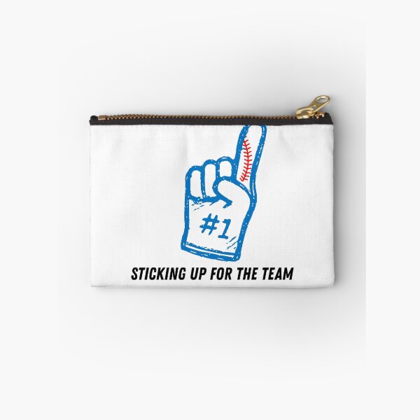 Item preview, Sticking Up for the Team – Baseball Humor Design by Backstop & Co. designed and sold by BackstopAndCo.