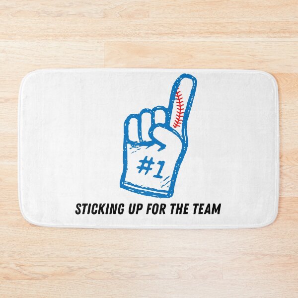 Item preview, Sticking Up for the Team – Baseball Humor Design by Backstop & Co. designed and sold by BackstopAndCo.