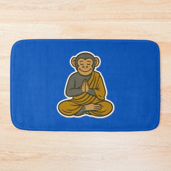 Item preview, Cute Zen Animal Meditation Buddha Art: Chimpanzee designed and sold by PinUpPizzazz.