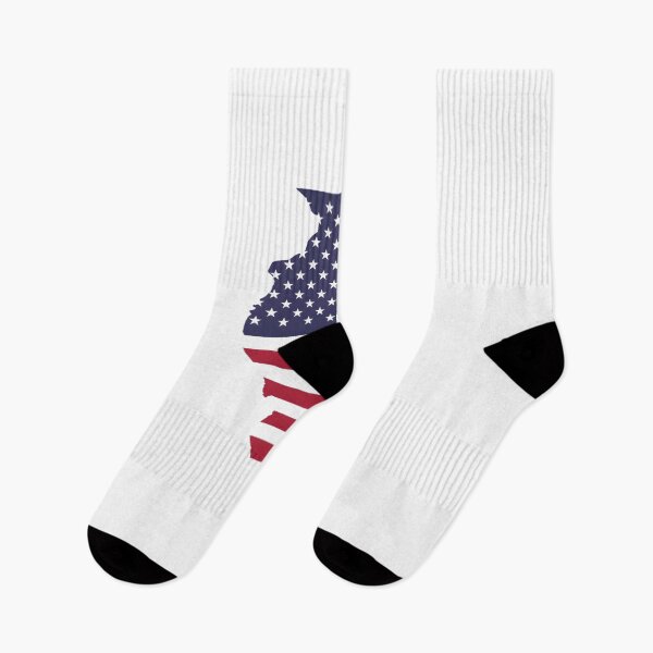 Item preview, Illinois USA Flag Silhouette – Stars and Stripes State Outline designed and sold by Paper Drip.