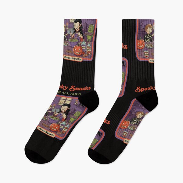 Item preview, Spooky Snacks Retro Halloween Monster Munchies Art designed and sold by HoopeStylee.