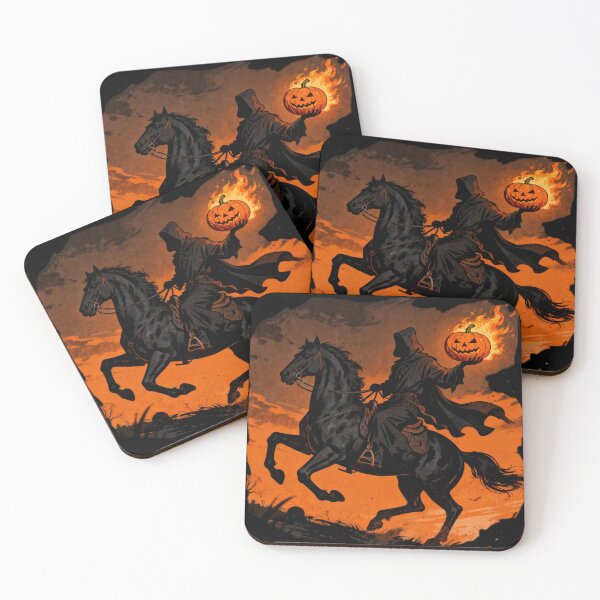 Item preview, Headless Horseman – Flaming Pumpkin Rider  designed and sold by Artpicto.