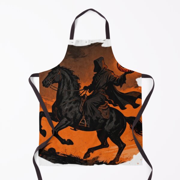 Item preview, Headless Horseman – Flaming Pumpkin Rider designed and sold by Artpicto.