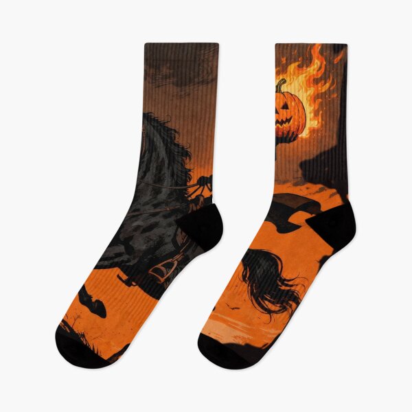 Item preview, Headless Horseman – Flaming Pumpkin Rider  designed and sold by Artpicto.