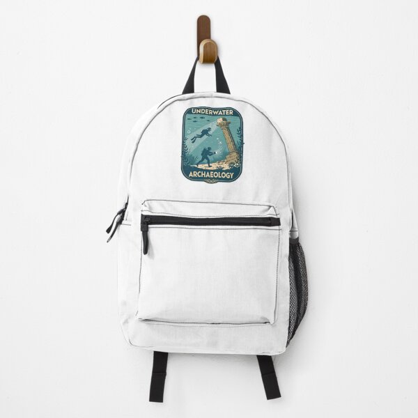 Item preview, Underwater Archaeology Vintage – Diver Exploring Ancient Ruins Beneath the Sea designed and sold by VividOrganica.