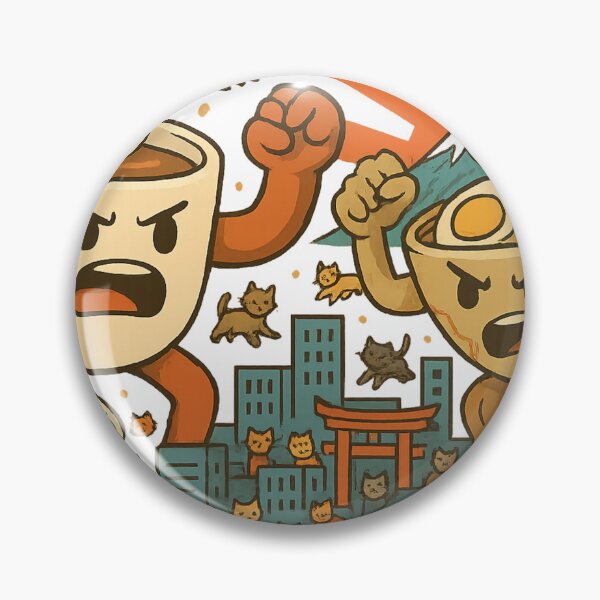 Artikelvorschau, Katzenchaos: Kaffee vs. Ramen – Showdown in Tokio entworfen und verkauft von CLEARART7.
