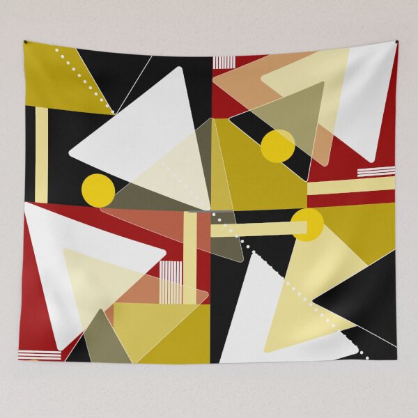 Item preview, Design 111 - Geometric abstraction painting designed and sold by Manoella Free Art.