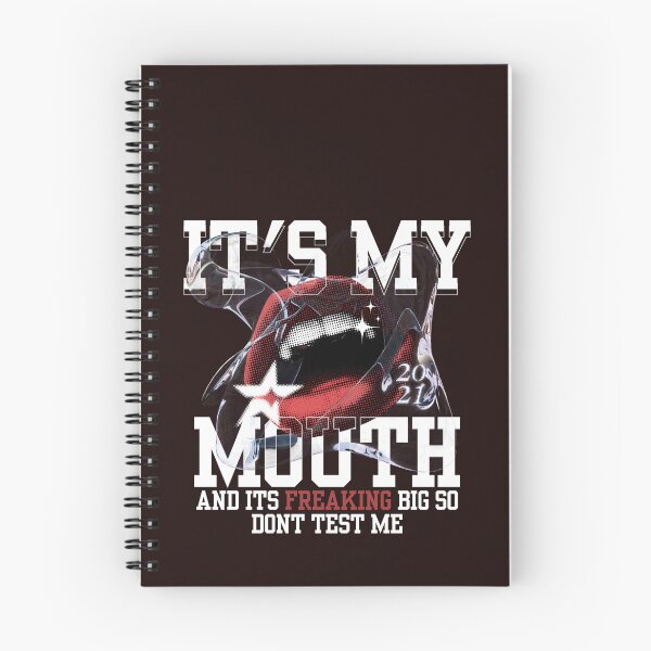 Item preview, It’s My Mouth and It’s Big So Don’t Test Me | Bold Red Lipstick Pop Art Print designed and sold by ShadeScapeArt.
