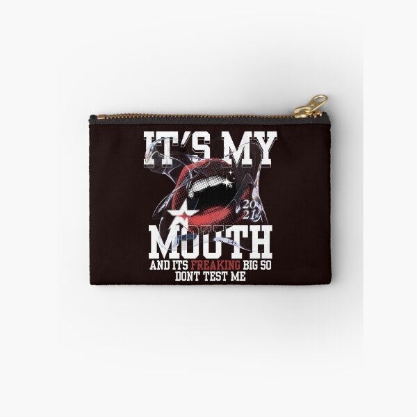 Item preview, It’s My Mouth and It’s Big So Don’t Test Me | Bold Red Lipstick Pop Art Print designed and sold by ShadeScapeArt.