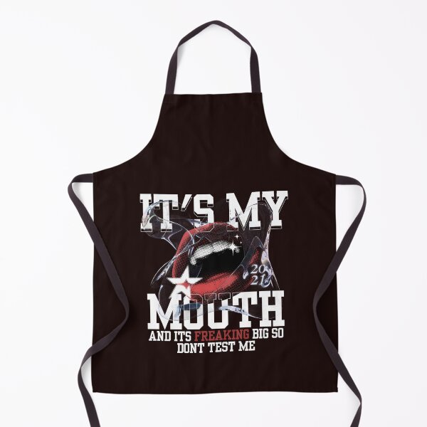 Item preview, It’s My Mouth and It’s Big So Don’t Test Me | Bold Red Lipstick Pop Art Print designed and sold by ShadeScapeArt.
