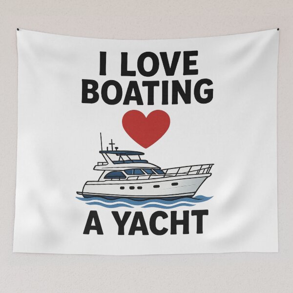 Item preview, I love boating a YACHT designed and sold by ChristinasMess.