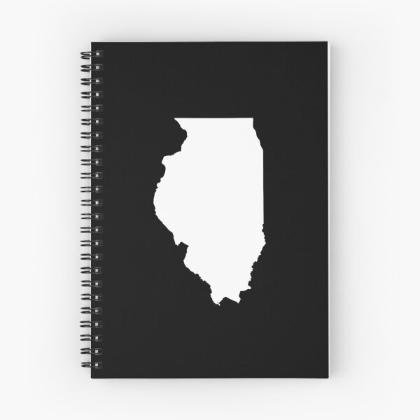 Item preview, Illinois Map Silhouette – Minimal White designed and sold by Paper Drip.