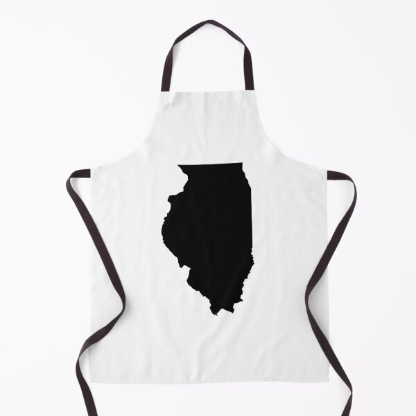 Item preview, Illinois Map Silhouette – Minimal Black designed and sold by Paper Drip.