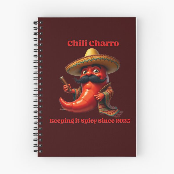 Item preview, Chili Charro: Keeping it Spicy Since 2025 - Mexican Mascot Art designed and sold by Rude Monkey Imaginations.