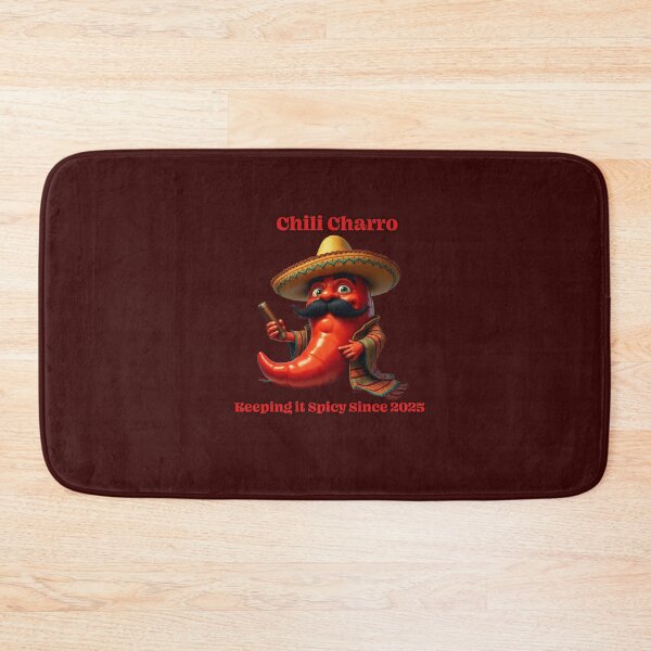 Item preview, Chili Charro: Keeping it Spicy Since 2025 - Mexican Mascot Art designed and sold by Rude Monkey Imaginations.