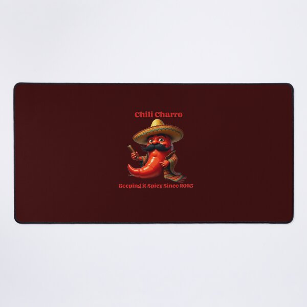 Item preview, Chili Charro: Keeping it Spicy Since 2025 - Mexican Mascot Art designed and sold by Rude Monkey Imaginations.