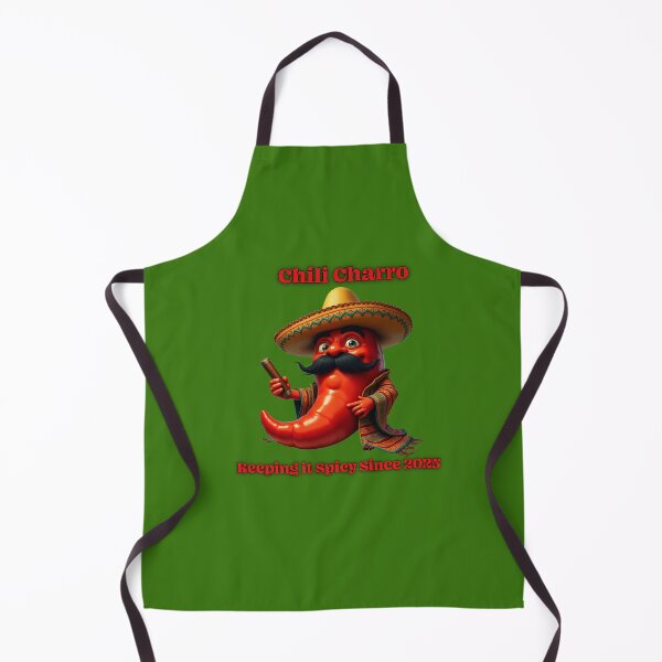 Item preview, Chili Charro: Keeping it Spicy Since 2025 - Mexican Mascot Art designed and sold by Rude Monkey Imaginations.