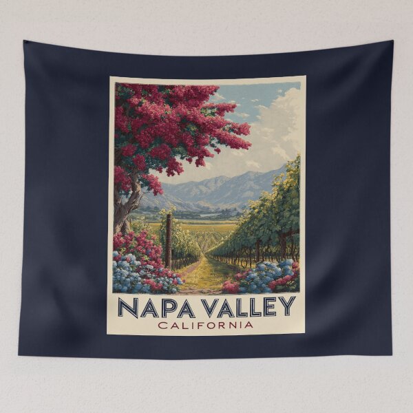 Item preview, Napa Valley California designed and sold by GoodOldVintage.