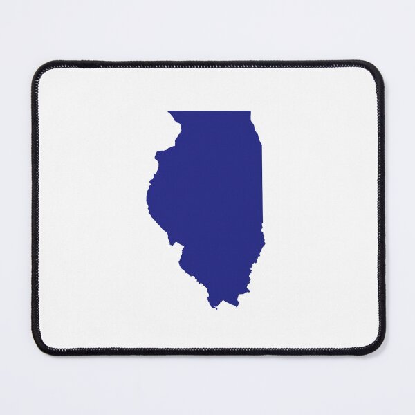 Item preview, Illinois Map Silhouette – Minimal Black and White designed and sold by Paper Drip.