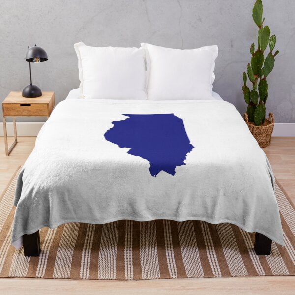 Item preview, Illinois Map Silhouette – Minimal Black and White designed and sold by Paper Drip.