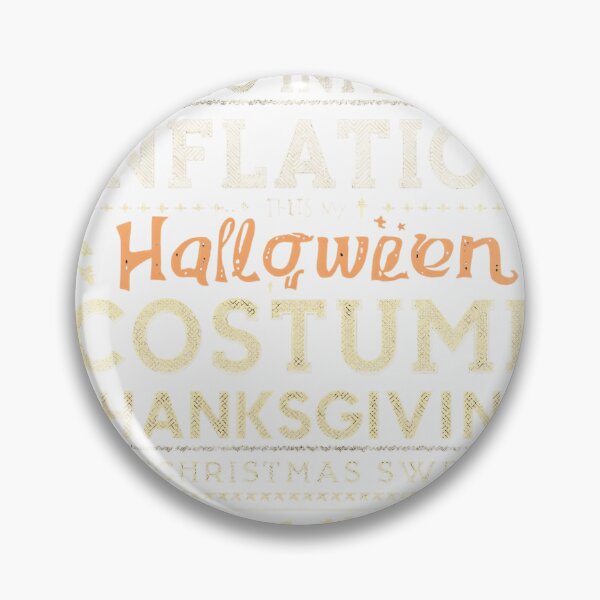 Item preview, Due to Inflation This Is My Halloween Costume T‑Shirt | Funny Thanksgiving Tee | Ugly Christmas Sweater Style designed and sold by GAIDREDA.