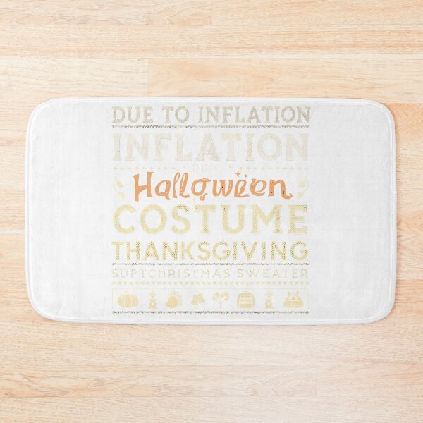 Item preview, Due to Inflation This Is My Halloween Costume T‑Shirt | Funny Thanksgiving Tee | Ugly Christmas Sweater Style designed and sold by GAIDREDA.