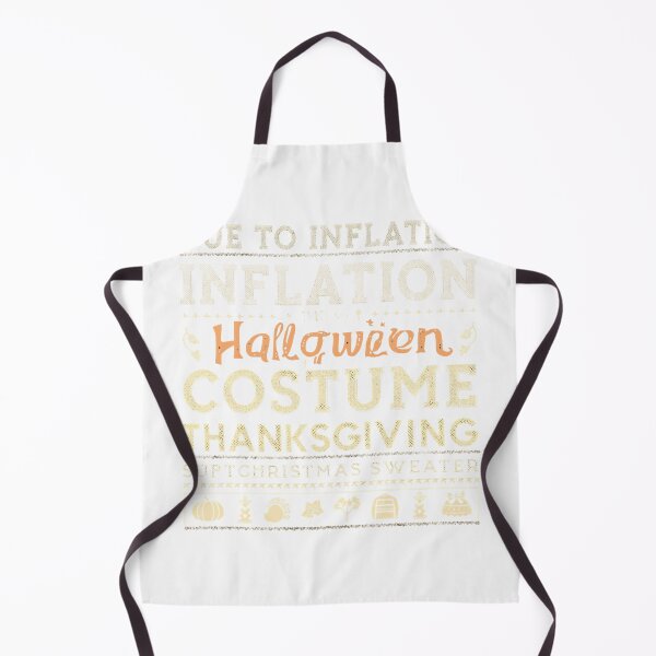 Item preview, Due to Inflation This Is My Halloween Costume T‑Shirt | Funny Thanksgiving Tee | Ugly Christmas Sweater Style designed and sold by GAIDREDA.