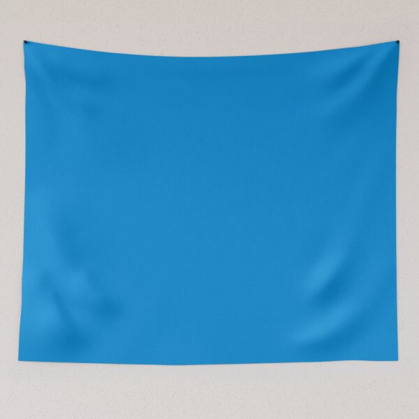 Item preview, Azure Blue Solid  designed and sold by Fabricatemyart.