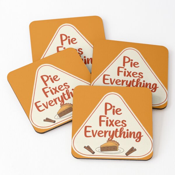 Item preview, Pie Fixes Everything – Funny Thanksgiving Greeting Card & Cozy Kitchen Decor designed and sold by PunchDrop.