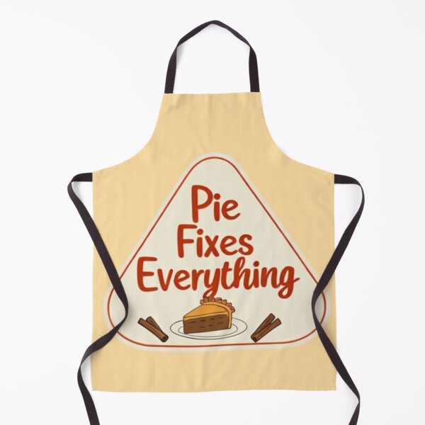 Item preview, Pie Fixes Everything – Funny Thanksgiving Greeting Card & Cozy Kitchen Decor designed and sold by PunchDrop.