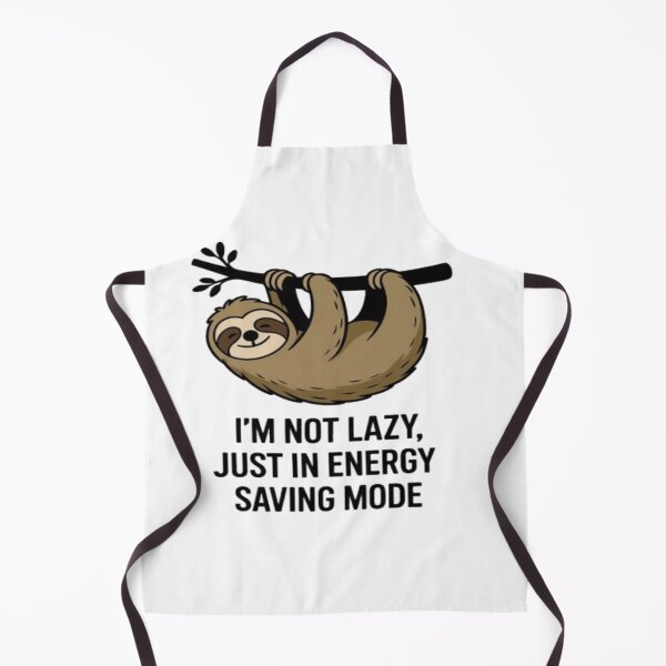Item preview, Sloth in power saving mode designed and sold by Positive Vibes Prints.