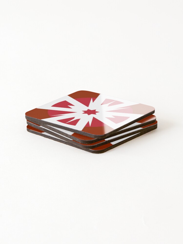 Thumbnail 4 of 5, Coasters (Set of 4), Abstract star designed and sold by BlueBerry45.