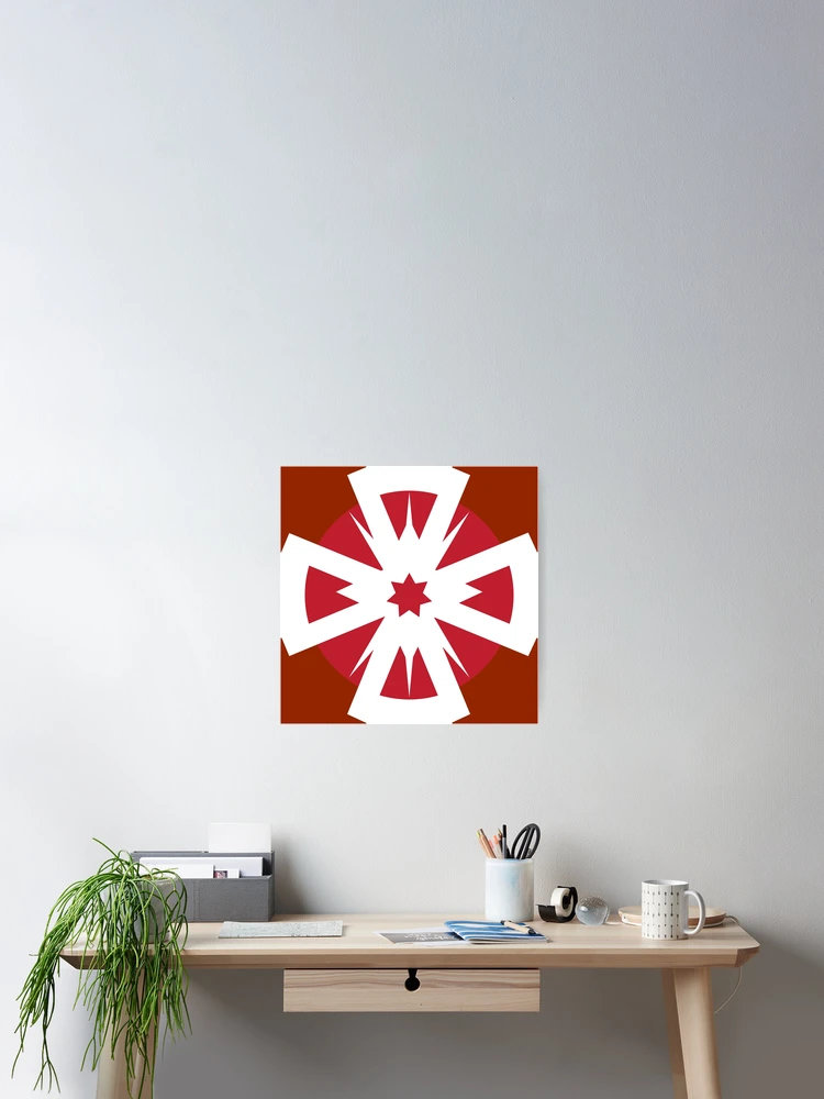Thumbnail 2 of 3, Poster, Abstract star designed and sold by BlueBerry45.