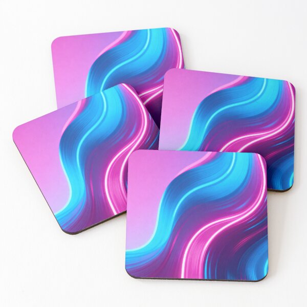 Item preview, Vibrant Neon Fluid Waves designed and sold by RGShirtWorks.