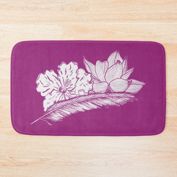 Item preview, Flowers and feather designed and sold by Half Mess.