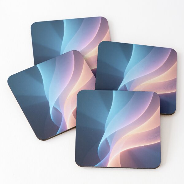 Item preview, Luminous Wavy Abstract Lines Background designed and sold by RGShirtWorks.