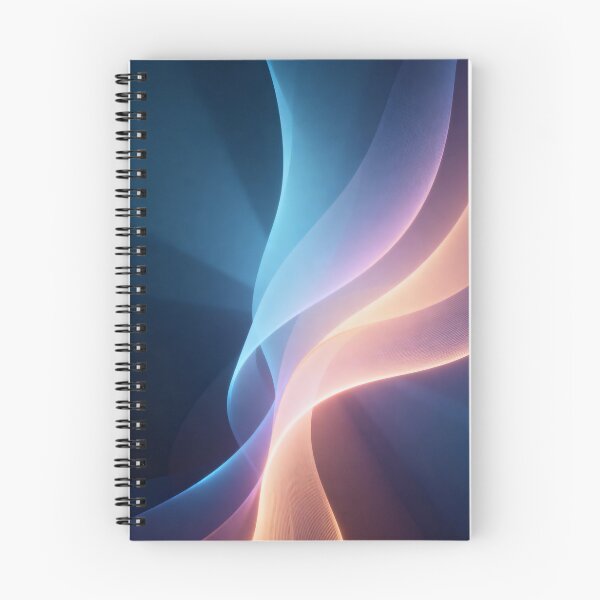 Item preview, Luminous Wavy Abstract Lines Background designed and sold by RGShirtWorks.