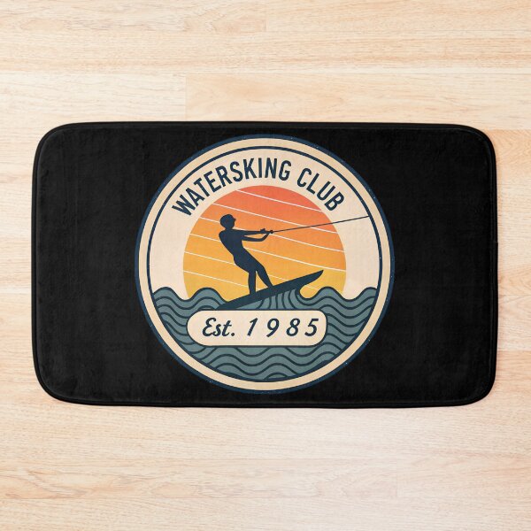 Item preview, Retro Waterskiing Club Badge | Vintage Summer Water Sports Design designed and sold by VividOrganica.